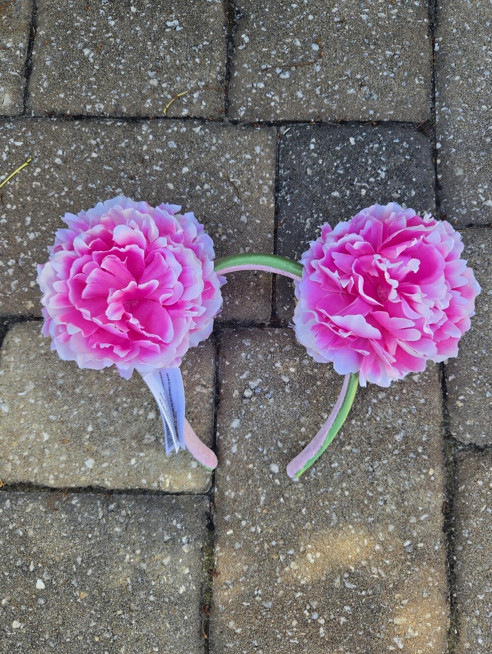 Disney Parks Spring Floral Peony Mickey Minnie Mouse Ears Headband